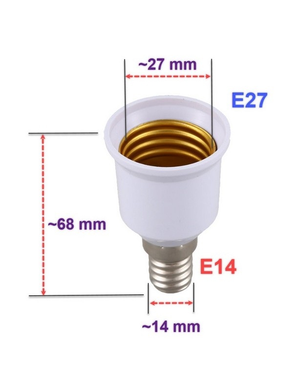 E14%20Mum%20Ampul%20Duyunda%20E27%20Duylu%20Ampuller%20Kullanımı%20için%20Dönüştürücü%20Adaptör